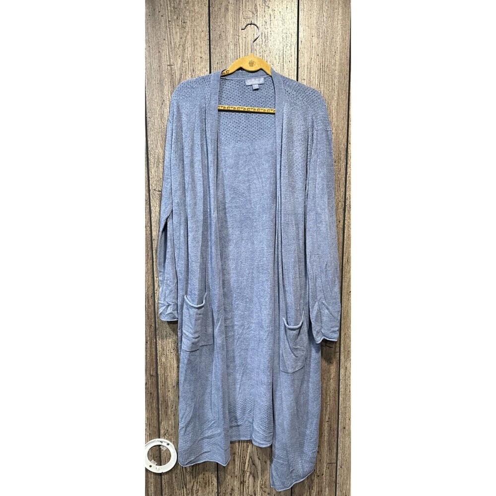 Barefoot Dreams CozyChic Ultra Lite Open Stitch Long Cardi